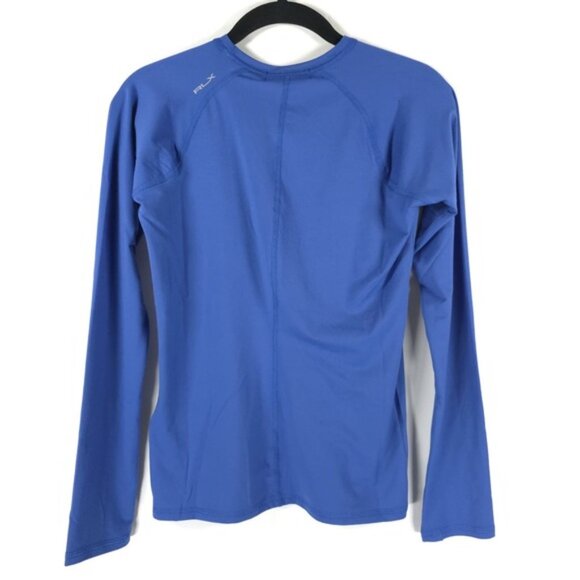 NWT RLX RALPH LAUREN Women’s Golf 1/15 Blue Long Sleeve PERFORMANCE Top XS - Picture 3 of 12